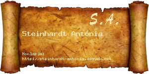 Steinhardt Antónia névjegykártya